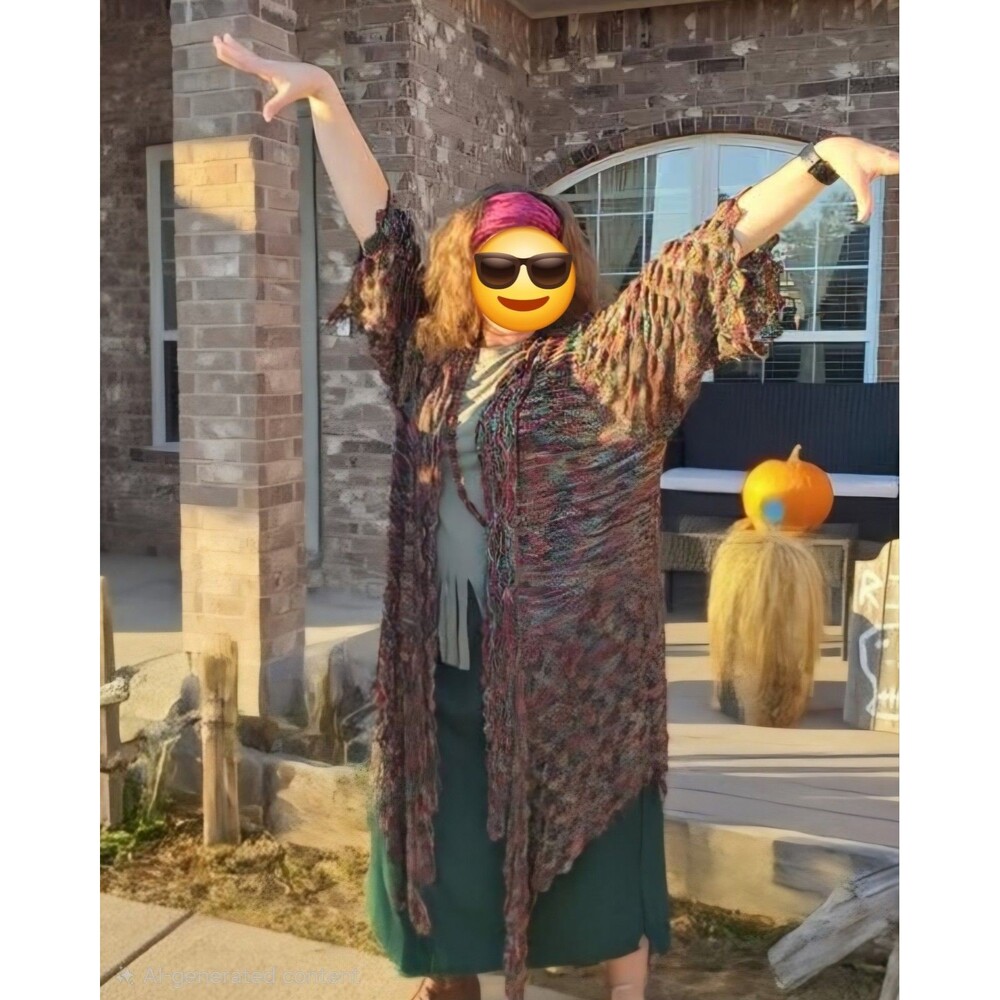 Harry Potter Professor Trelawney Costume Adult Womens Cosplay DIY Size 8 10 Boho